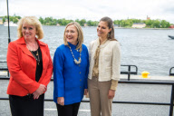 Hilary Clinton visits Sweden
