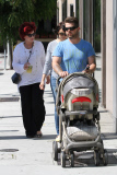 Sharon Osbourne shops with Jack, Lisa, and baby Pearl in West Hollywood