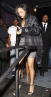 Rihanna leaves Greystone Manor right after Chris Brown