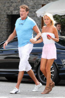 David Hasselhoff and Hayley Roberts spend the day together