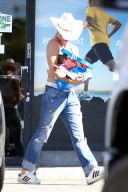 *EXCLUSIVE*  Nicollette Sheridan is a Calvin Kline Cowgirl
