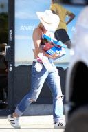 *EXCLUSIVE*  Nicollette Sheridan is a Calvin Kline Cowgirl