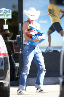 *EXCLUSIVE*  Nicollette Sheridan is a Calvin Kline Cowgirl
