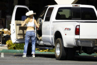 *EXCLUSIVE*  Nicollette Sheridan is a Calvin Kline Cowgirl