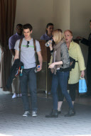 Emma Stone and Andrew Garfield check out of the Sunset Towers