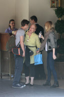 Emma Stone and Andrew Garfield check out of the Sunset Towers