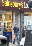 Exclusive Henry Cavill seen Catching a Bus