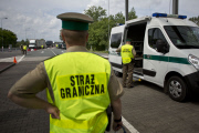 Grenzkontrollen am Grenzübergang Swiecko-Frankfurt (Oder)