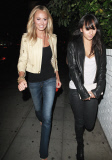 Stacy Keibler has girls night at Chateau Marmont