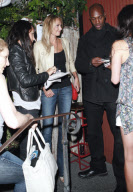 Stacy Keibler has girls night at Chateau Marmont