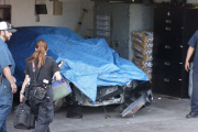 *EXCLUSIVE* Lindsay Lohan survives her accident, but her car doesn't 