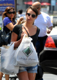 Lea Michele Shows Off Some Leg While Shopping In West Hollywood