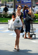 Lea Michele Shows Off Some Leg While Shopping In West Hollywood
