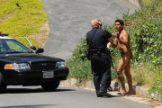 Nake Man gets arrested near Orlando Bloom's House