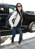 Lucy Liu Looks Great Leaving LAX