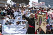MEXICO: YO SOY 132 PROTEST IN MEXICO CITY