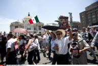 MEXICO: YO SOY 132 PROTEST IN MEXICO CITY