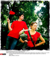 MOSCOW: Massive protest against Putin's rule