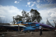 Twister ravages Venice lagoon