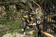 Twister ravages Venice lagoon