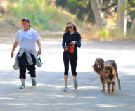 Amanda Seyfried Hikes With Her Pup
