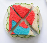 Delicatessan creates red, white and blue bread to mark Queen's Diamond Jubilee, Wells next the Sea, Norfolk, Britain - 03 May 2012
