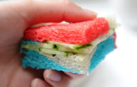 Delicatessan creates red, white and blue bread to mark Queen's Diamond Jubilee, Wells next the Sea, Norfolk, Britain - 03 May 2012