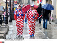 POZNAN: Croatian fans prior to Euro 2012 group C match