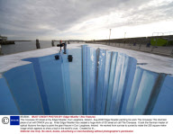 The Crevasse 3D street art by Edgar Mueller, Dun Laoghaire, Ireland - Aug 2008