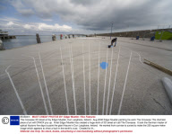 The Crevasse 3D street art by Edgar Mueller, Dun Laoghaire, Ireland - Aug 2008