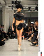 LONDON: Pam Hogg fashion show during London Fashion Week