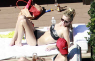 Brooklyn Decker shows off her bikini body on Monday, April 9th in Sydney, Australia.