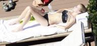 Brooklyn Decker shows off her bikini body on Monday, April 9th in Sydney, Australia.
