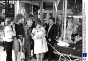 Louise Brown The Worlds First Takes Her First Outing In Bristol With Parents John And Lesley Brown
