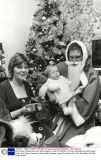 John Brown Dressed As Santa With Daughter Louise The Worlds First Test Tube Baby And Wife Lesley Brown