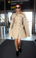 Victoria Beckham Departs LAX