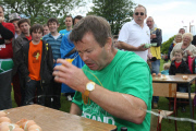 2012 World Egg Throwing Championships, Swaton, Lincolnshire, Britain - 24 Jun 2012