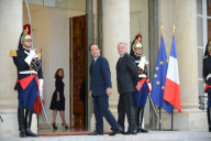 Aung San Suu Kyi Meets French President Francois Hollande