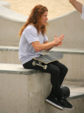 Shaun White Filming A Skate Video In Venice Beach