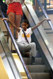 *EXCLUSIVE* Willow Smith get's jiggy with it on an escalator at Barnes and Noble