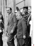 PARIS : Jacques Chirac recoit le Premier ministre israelien