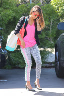 *EXCLUSIVE* Jessica Alba shows her bright side