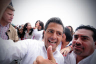 Mexico's Pena Nieto campaigns for Presidency
