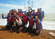 World Record Cross Channel kite surf attempt, Folkstone, Kent - 30 Jun 2012