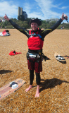 World Record Cross Channel kite surf attempt, Folkstone, Kent - 30 Jun 2012