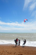 World Record Cross Channel kite surf attempt, Folkstone, Kent - 30 Jun 2012