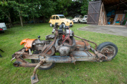 Man builds working motorcycle out of car parts after getting stranded in the desert in Morocco, North Africa - 18 Jun 2012