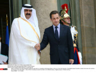Paris: Emir Sheik Hamad Bin Khalifa Al Thani at Elysee