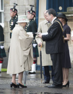 The Ceremony of the Keys, Palace of Holyroodhouse, Edinburgh, Scotland, Britain - 02 Jul 2012