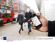 Android Smartphones On The Streets Of London